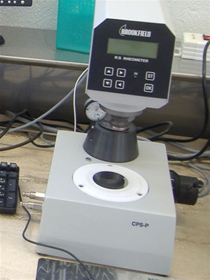 ANALISI REOLOGICA MEDIANTE REOMETRO BROOKFIELD RS CPS 